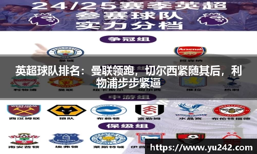 英超球队排名：曼联领跑，切尔西紧随其后，利物浦步步紧逼